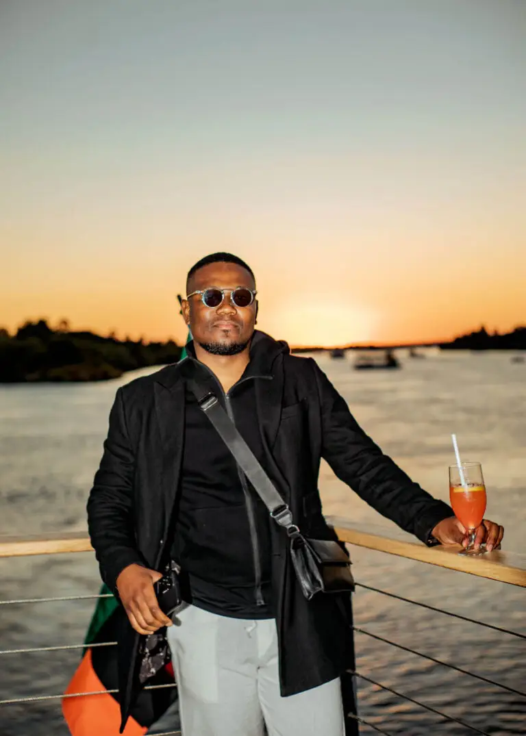 Audit Consult member relaxing at RMS Africa Regional Conference Livingstone Zambia