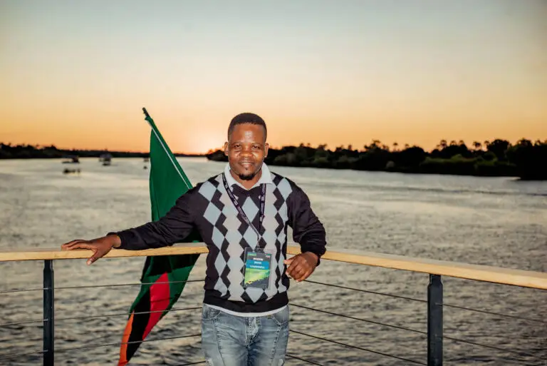 Brian Audit Consult member relaxing at RMS Africa Regional Conference Livingstone Zambia